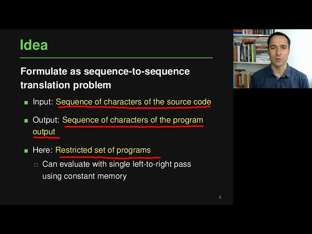 Lecture "Seq2seq (Part 3, Interpreting Python)" of "Analyzing Software using Deep Learning"