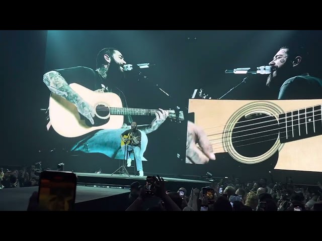 Post Malone - "Goodbyes" (Live Acoustic - Twelve Carat Toothache Tour, Las Vegas 2022)