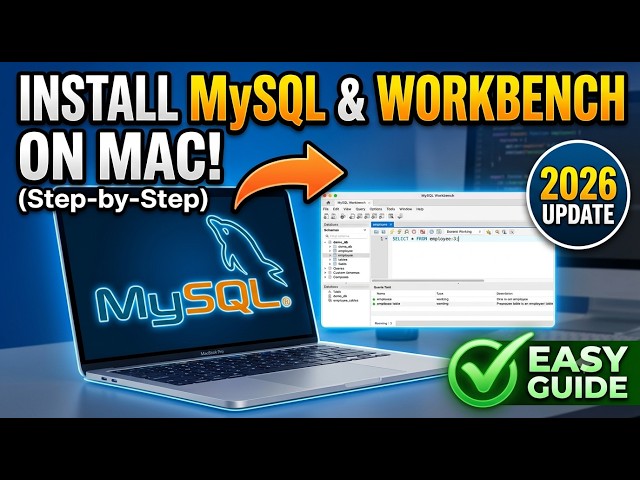How to Install MySQL on Mac (2026) — Step-by-Step for Beginners!