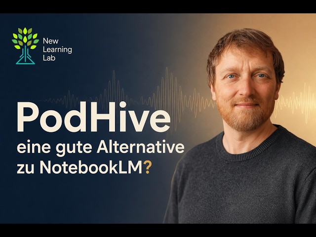 KI Podcasts erstellen mit PodHive.ai - Die NotebookLM Alternative aus der EU