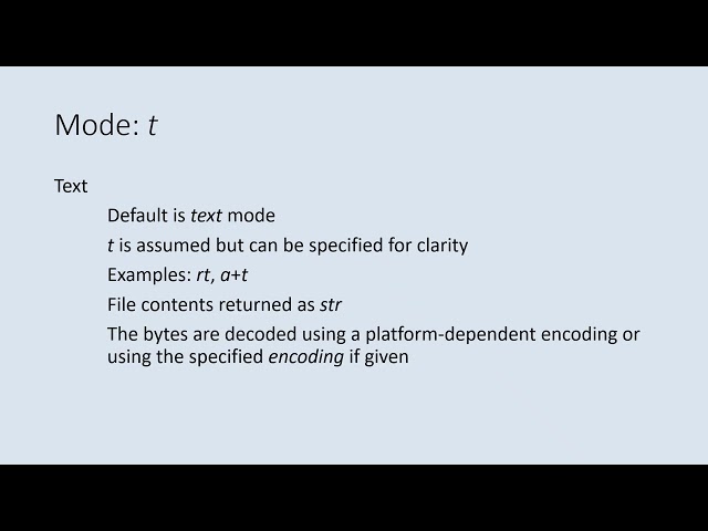 File IO in Python