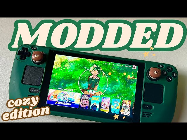 modded steam deck 💚 | plug ins - mods - cozy games ✨