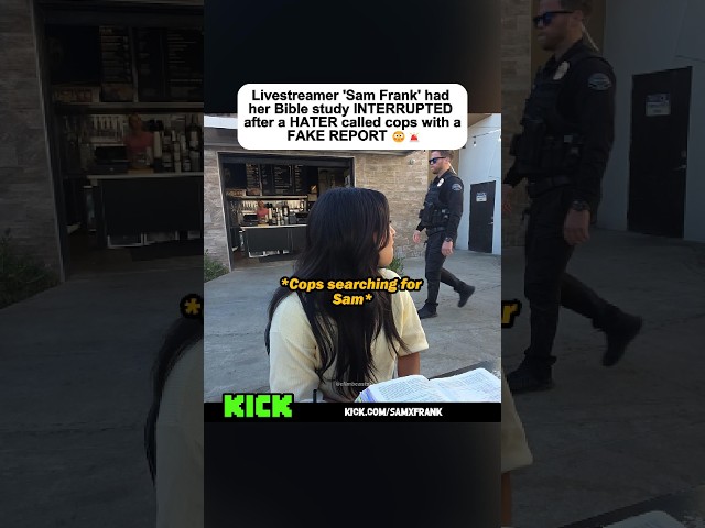FAKE Report Interrupts Sam Frank's Livestream 😳🚨