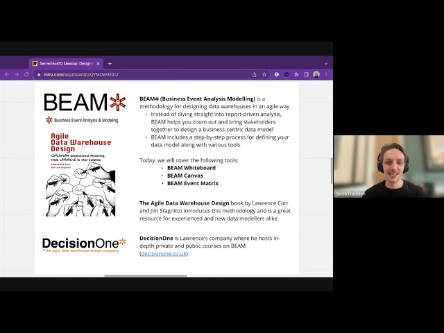 Designing a Dimensional Model with BEAM (Business Event Analysis & Modelling)