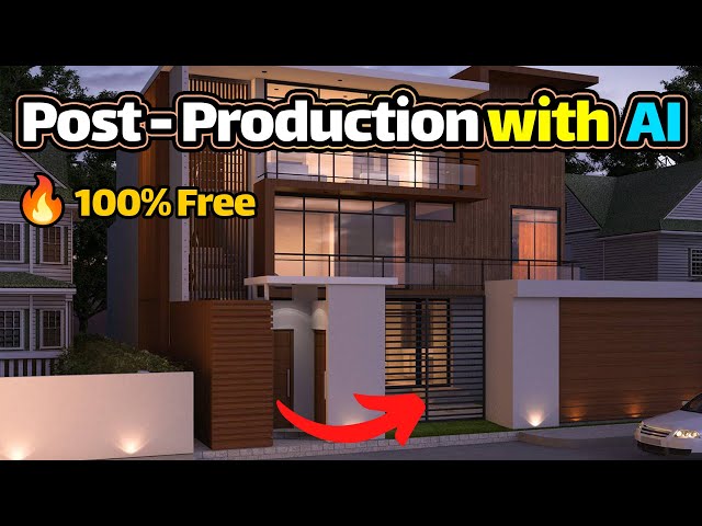 Turn Any Render into a Photorealistic Image | Post-Production Tutorial with Photoshop & AI