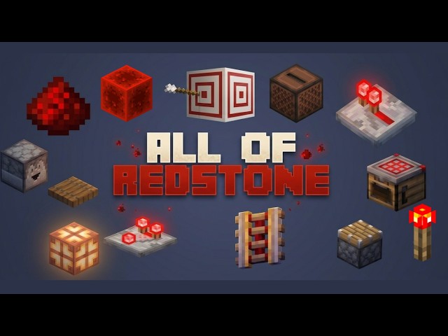 Teaching you all of Redstone in 8 minutes!