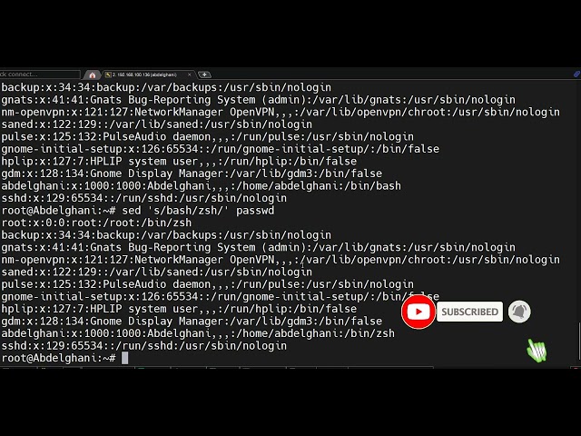 SED Command