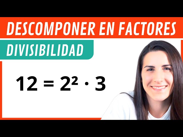FACTORIZAR números 🧩 DESCOMPONER en FACTORES Primos