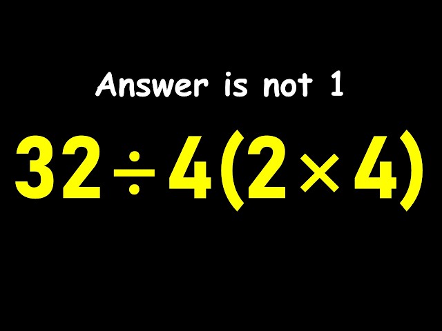 This Simple Math Problem Will Surprise You!