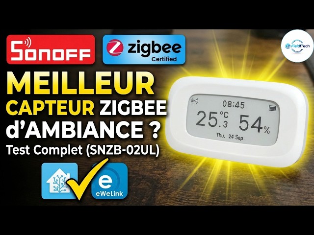 🌡️ SONOFF AirGuard TH E-Ink Lite: The BEST Zigbee Ambient Sensor? (SNZB-02UL)
