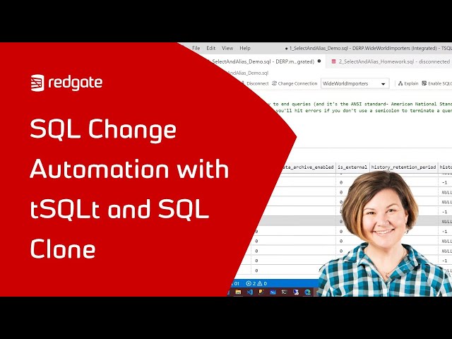 A Workflow with tSQLt, SQL Change Automation, SQL Clone and GitHooks
