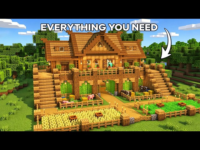 Minecraft: How to Build a Starter Survival Base | Tutorial🏠