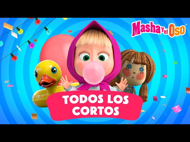 Masha y el Oso Castellano 👧🐻 TODOS los Cortos ⭐💕 Colección de dibujos animados