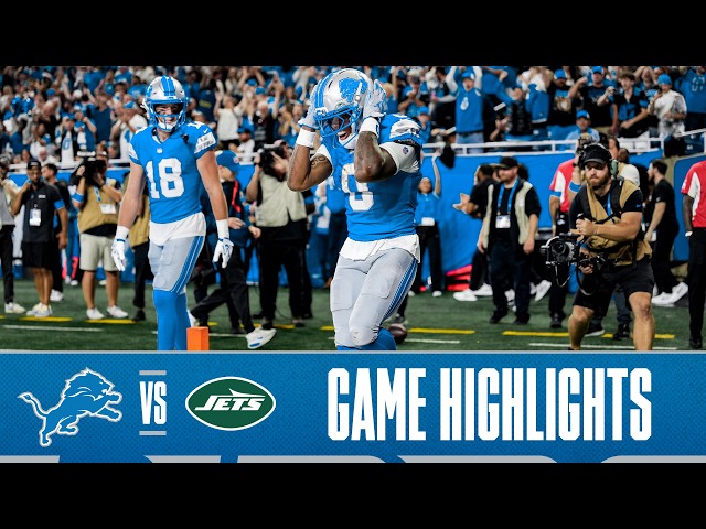 2026 Week 3: Lions vs. Jets | Highlights 🎥