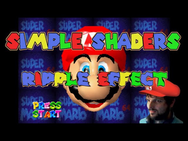 HOW TO MAKE WATER RIPPLE EFFECT/SM64 PAINTING RIPPLE - SIMPLE SHADER GRAPHS - Unity 2019 LTS