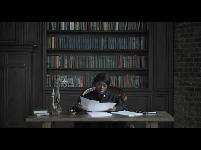 No Copyright Women Attorney Judge | Female magistrate Royalty Free Stock Footage