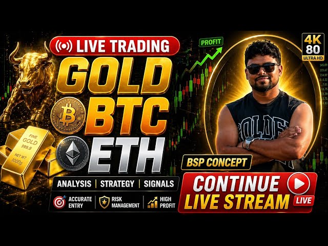 Live Learning & Trading on Gold | Bitcoin |Learning & Scalp with BSP Concept | #Live 20 May 2026