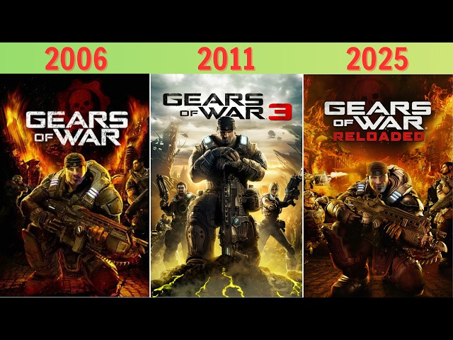 Evolution of GEARS OF WAR Games (2006-2026) | All Games Evolution & Complete History