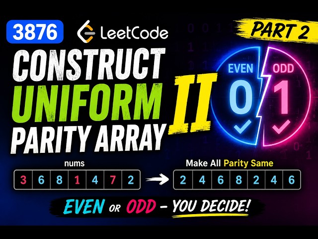 3876. Construct Uniform Parity Array II
