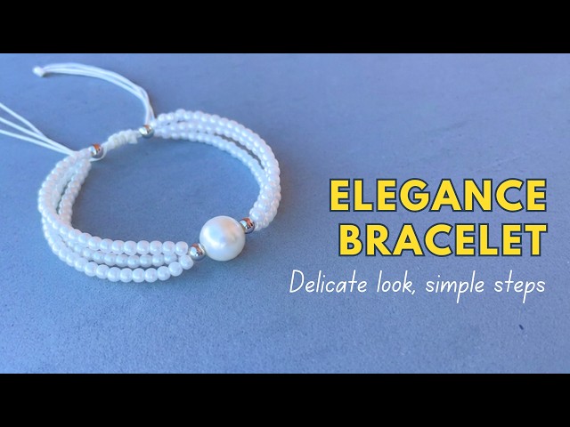 The Easiest Beaded Bracelet You’ll Ever Make 🤍