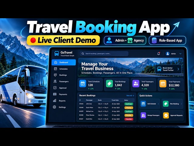 Real-Time Travel Booking App | Live Client Project Demo