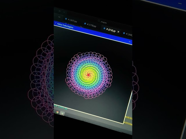 wow Amazing Design using Python Turtle