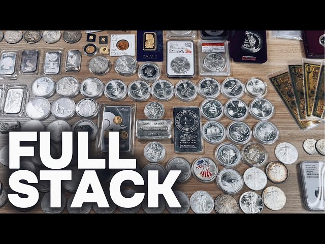 Full Silver And Gold Stack: 1 YEAR OF STACKING!!