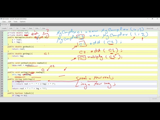 Ananya 26 | AP Computer Science A Tutoring | Java Complex Numbers, Constructors, this Keyword & OOP