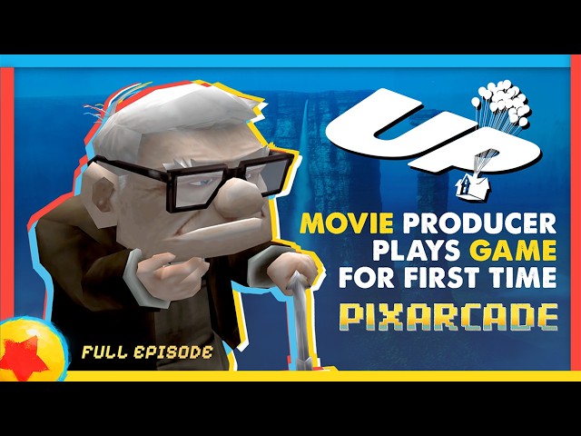 PixARCADE: "UP" | Movie Producer Plays Video Game for First Time