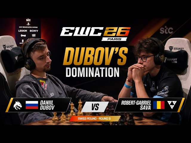 Daniil Dubov juega contra Robert Sava | Clasificatorio de Última Oportunidad | Esports World Cup ...
