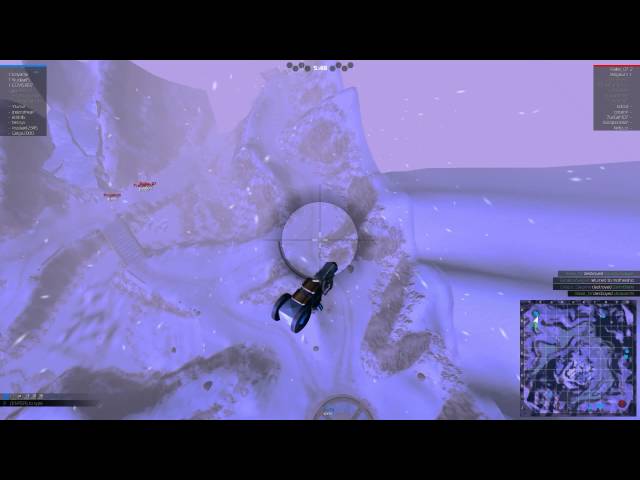 Robocraft Tier 2 railgun-satellite troll