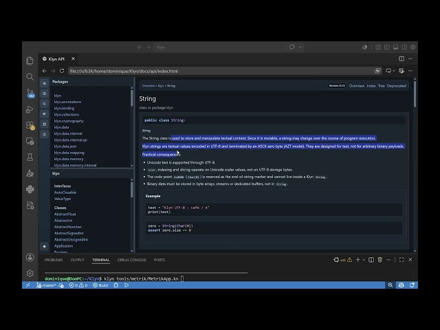 The Klyn programming language project