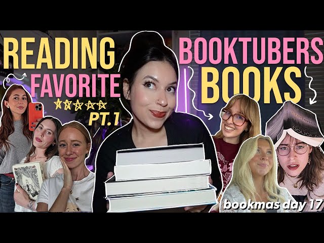 reading booktuber’s 5⭐️ reads | bookmas day 17