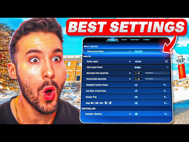 the *NEW* BEST SETTINGS in Warzone! 🎮 (Best Controller Settings)