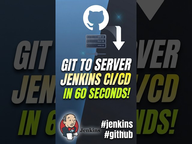 Jenkins CI/CD: Git to Server Deployment #jenkins #github