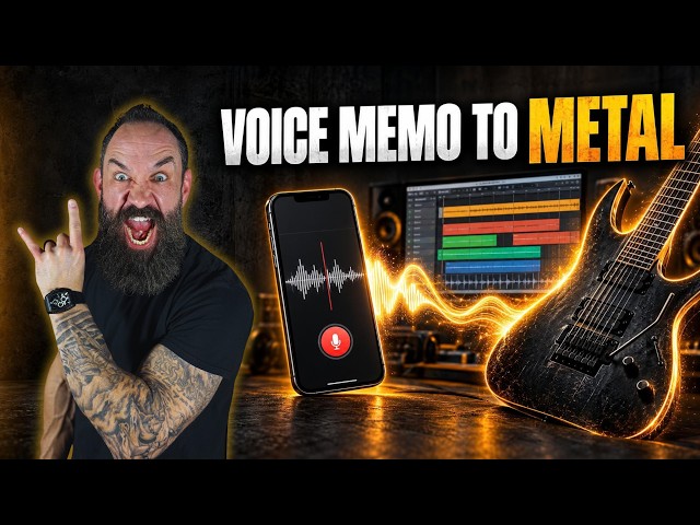 I Turned a Voice Memo Into a Metal Song (Use This Process!)