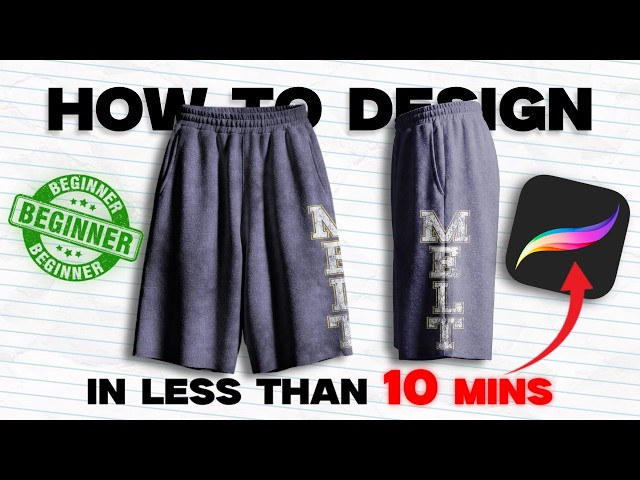 How I Use PROCREATE To Design Clothes (Beginner Friendly) 2026