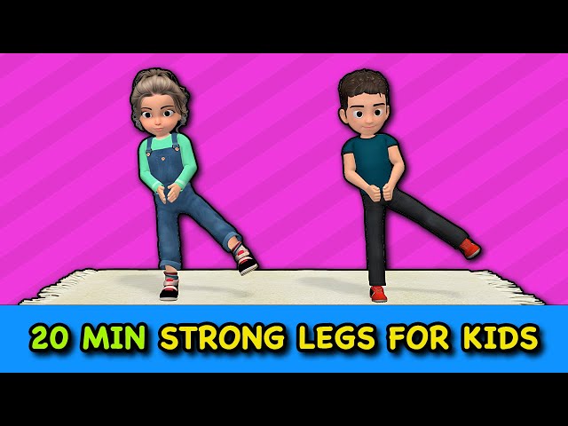 Strong Legs For Kids: Run, Jump, Play (20 Min Workout)