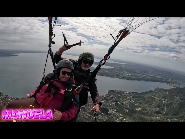 #PARAGLIDINGBRESCIA LAKE GARDA 09/23/2026 MANUELA FLIGHT MONTE PIZZOCOLO