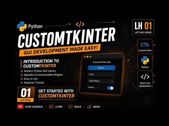 Introduction To CustomTkinter LH-01