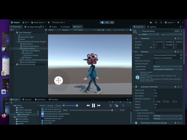 Import a Character from Mixamo to Use With a Unity 3rd Person Controller (Unity 6)