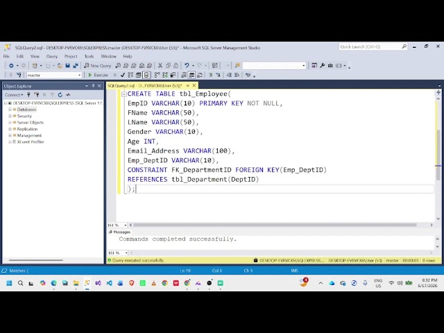 SQL DDL & DML Part 1