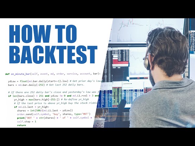 How to Backtest a Trading Strategy (Getting Started)