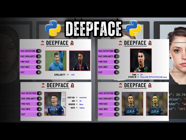 DeepFace Based Face Recognition Project in Python | OpenCV + Deep Learning Explained