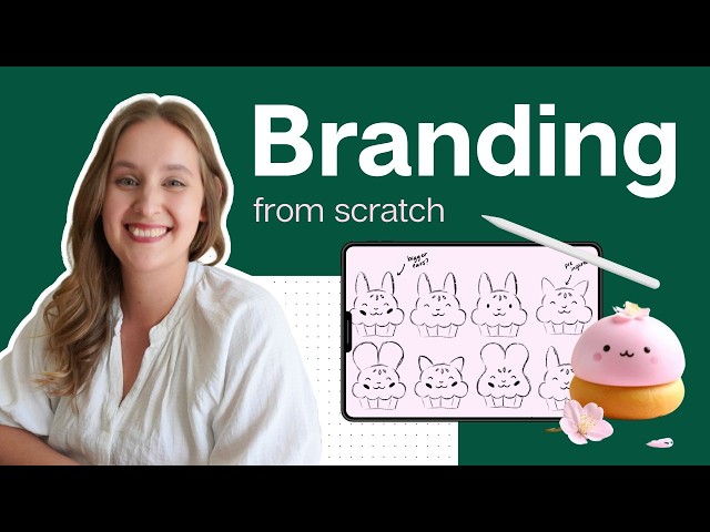 Branding a Cute Cafe | Full Brand Identity Design Process from Scratch