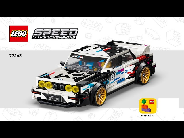 LEGO Instructions - Speed Champions - 77263 - BMW M3 (E30) - BMW