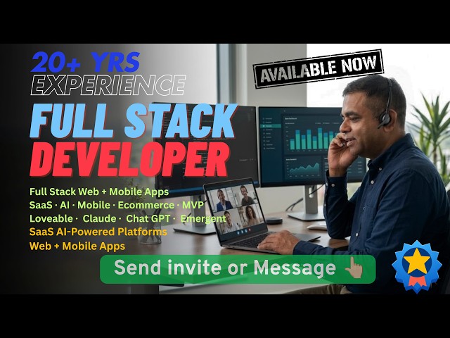 Hire me for Full stack development services web/Mobile Apps MERN/Flutter/Ai SaaS web Apps & Mobile