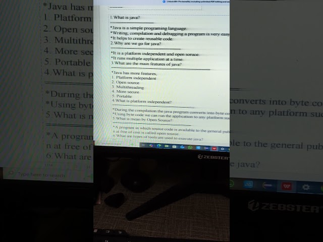 Interview Preparation - Question - Why we go for Java? #java #selenium #interview #question