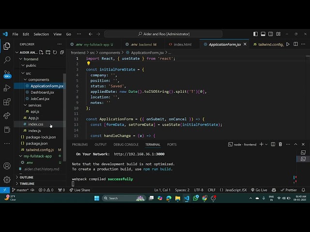 Create a Full Stack App with Aider & Roo Code | AI Pair Programming in Action