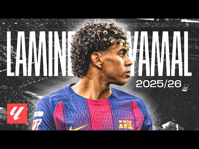 TODOS los GOLES y ASISTENCIAS de LAMINE YAMAL en LALIGA 2025/26